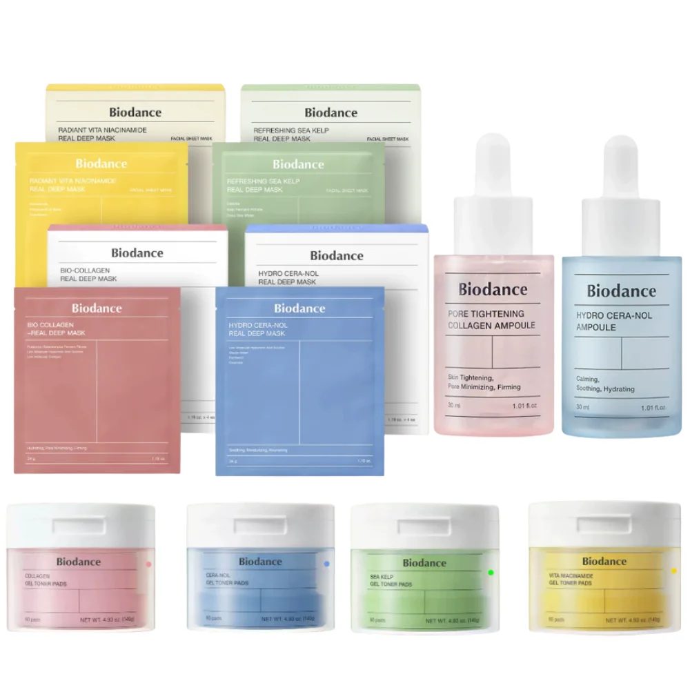 Kollagen-Gesichtsmaske Anti-Falten Ampulle Anti-Aging Feuchtigkeitsspendendes Serum Porenstraffend Nährende Baumwolltabletten Koreanische Hautpflege