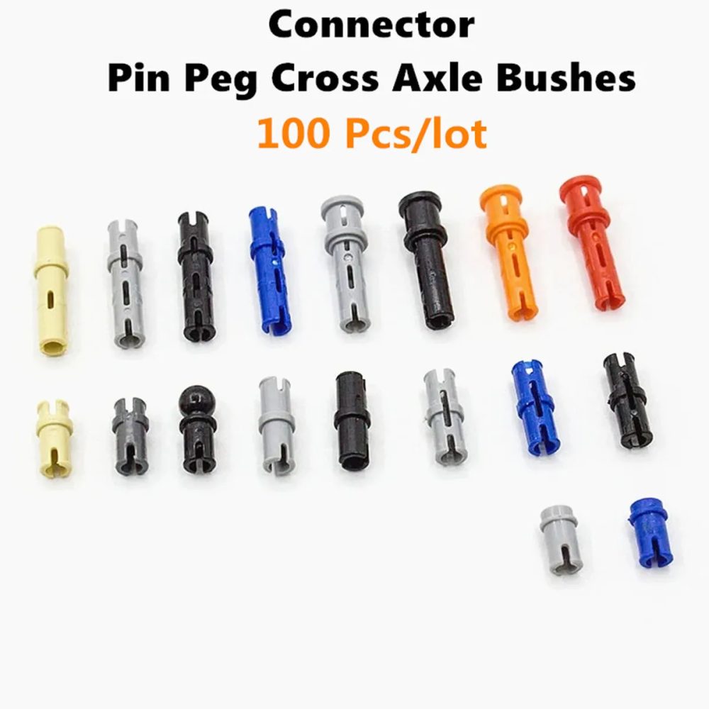 100 Teile/los Bausteine Stecker Pin Peg Buchsen 3713 2780 3673 3749 4274 2736 6628 32556 6558 43093 32054 61184 18651 11214