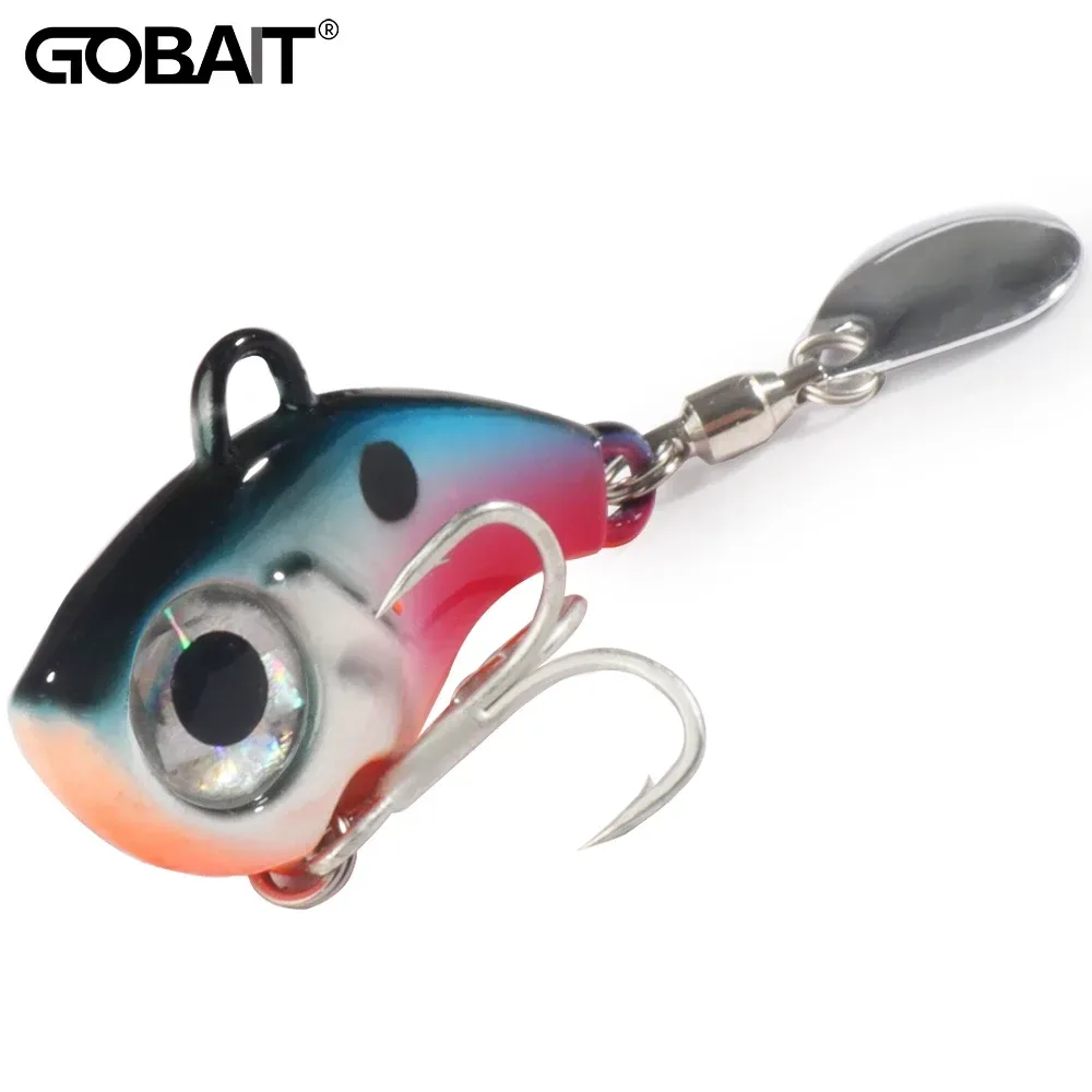 GOBAIT Spinner Köder 10g 20g 30g VIB Löffel Metall Jig Angeln Vibration Tackle Klinge Pesca Rotierenden spinning Köder Getriebe Spinnerbait