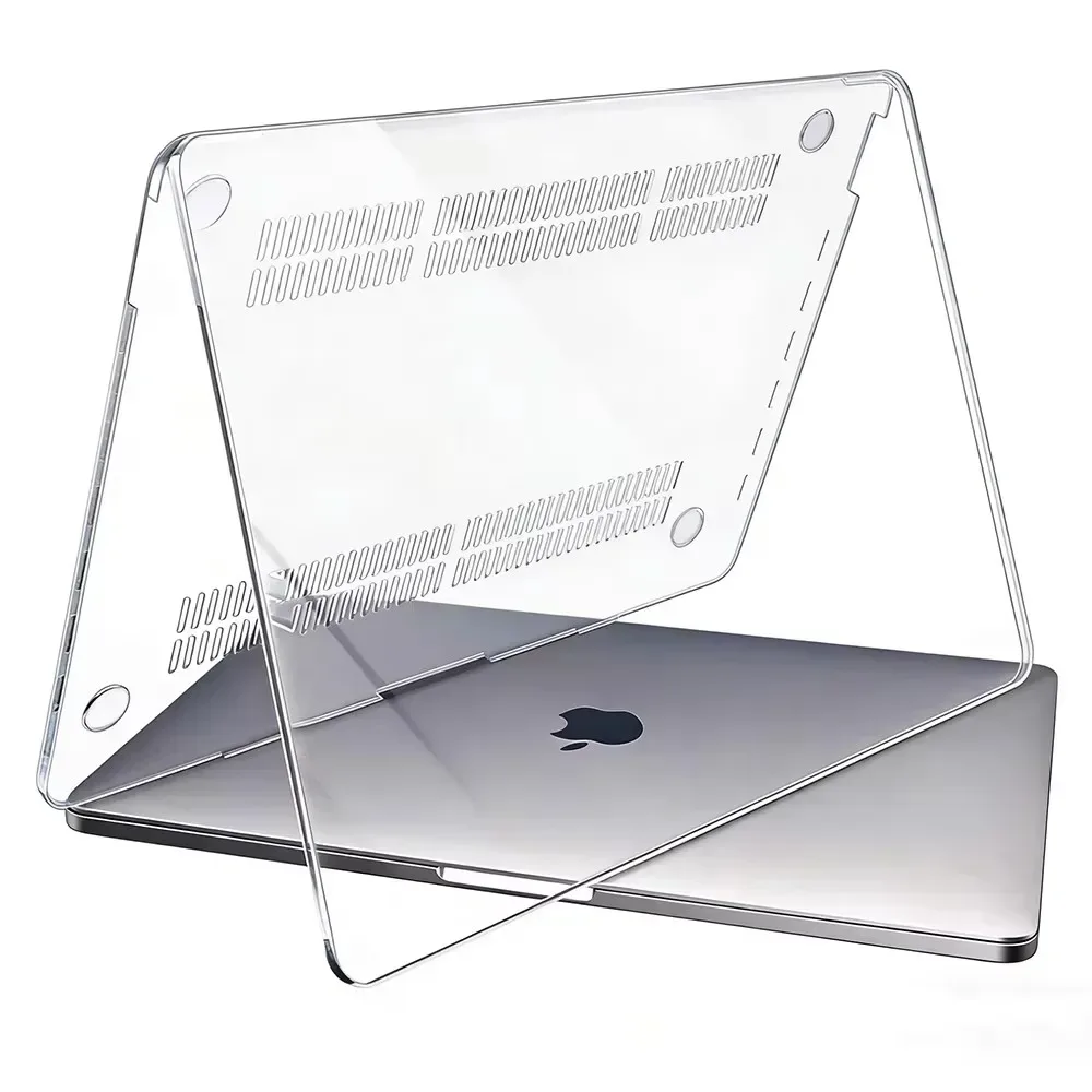 Kristallklare Laptop-Hülle für MacBook Air 13,6 M4 15 M3 Clip-Hardcover für Mac Book Neo A3404 2026 Pro 13 M1 M2 14 16 Zoll Skin-Schale