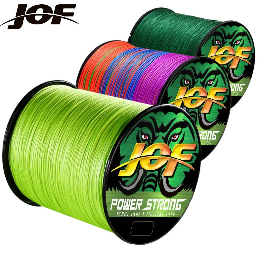 Jof 4 Stränge Angelschnur 300/m geflochten Pe Angeln starke Angelschnur Multi filament langlebige Angelschnur Werkzeug
