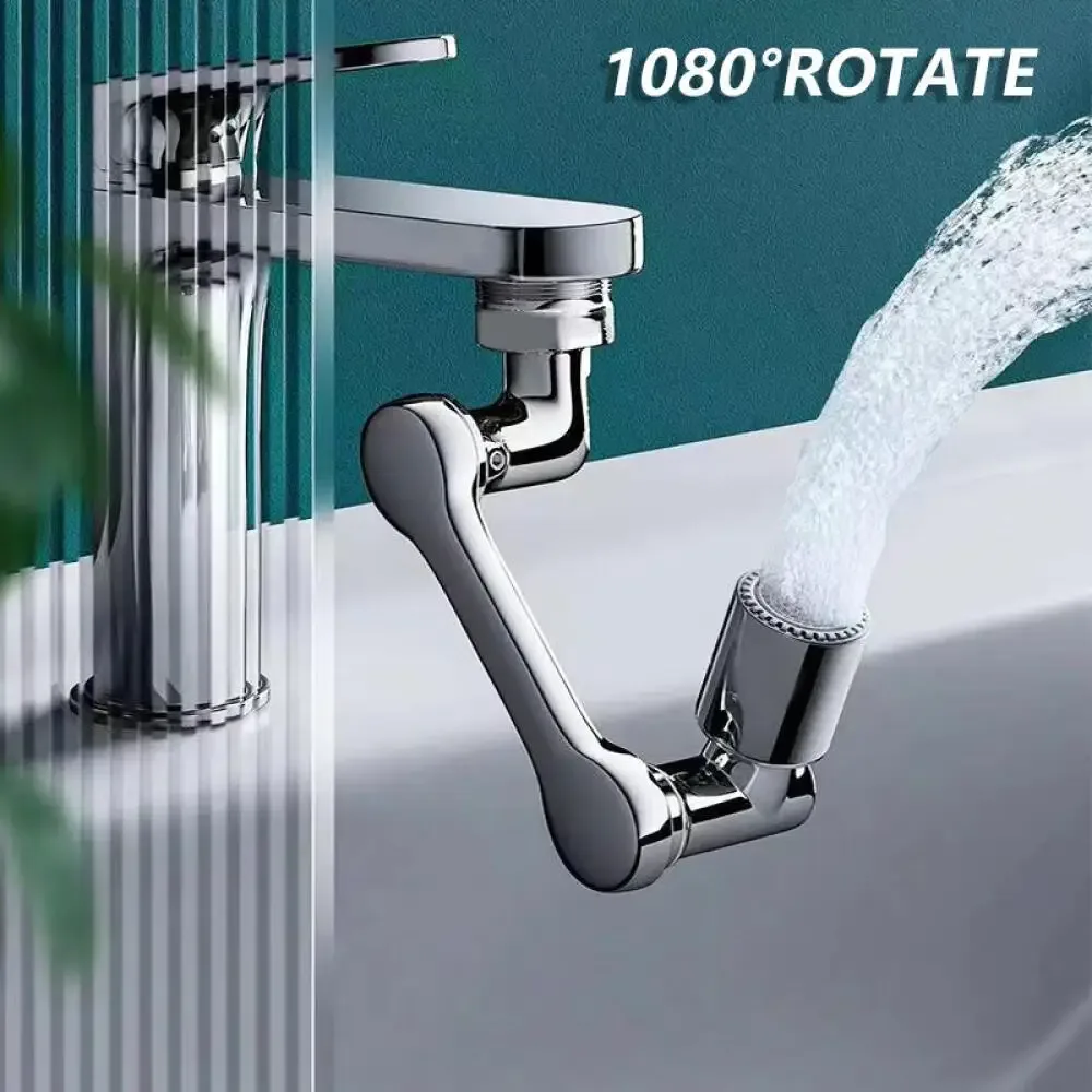 1080 Grad Drehbarer Wasserhahn-Verlängerer Einmodus-Spritzschutzfilter-Belüfter