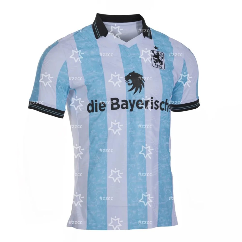 25-26 TSV 1860 München Heim-Fußballtrikot Match-Trainingsset Sommer-Sportbekleidung Herren-T-Shirt Kinder-T-Shirt Damen-Radtrikot ? ?
