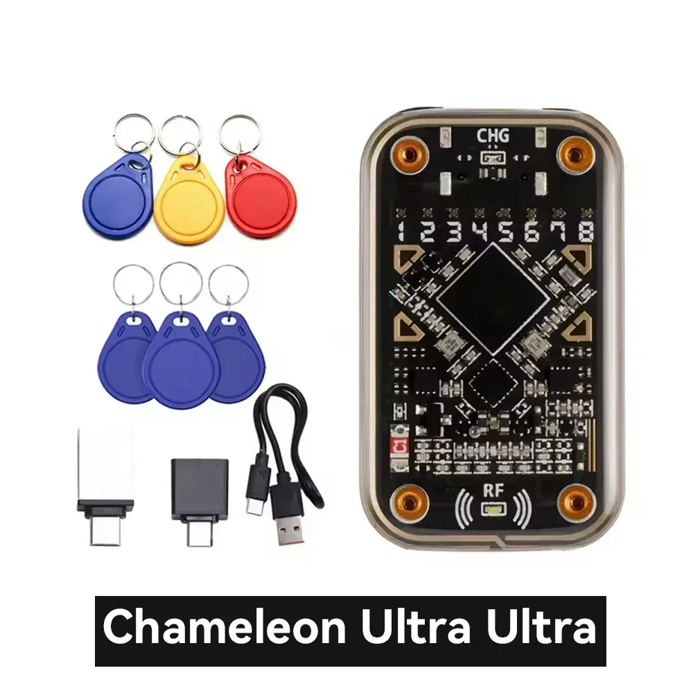 Neuer Chameleon Ultra kontaktloser Smartcard-Emulator, kompatibel mit NFC-Lese-Schreibgerät, Smart Chip Reader ID IC Tag Emulator