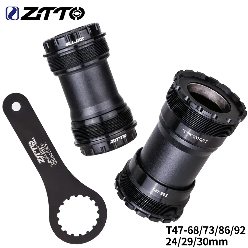ZTTO T47 Fahrrad-Innenlager und Installationswerkzeug 24 MTB Rennrad-Kurbelgarnitur DUB 29 30 mm Gewinde 47 68 73 mm Shell Spline Axis