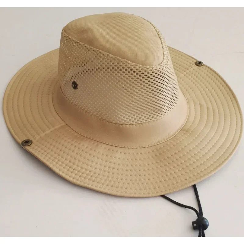 Sommer Mesh Angeln Hut Outdoor Atmungsaktive Casual Cool Hut Bergsteigen Sonne Fischer Hut (7 Farben)