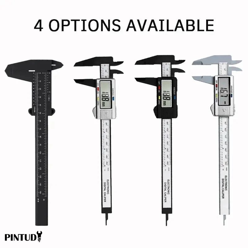 1pc Kunststoff-Messschieber Digital anzeige Bremssattel Mini-Textschieber-Messschieber Schüler Nonius Lineal 0 bis 150mm Messwerk zeug