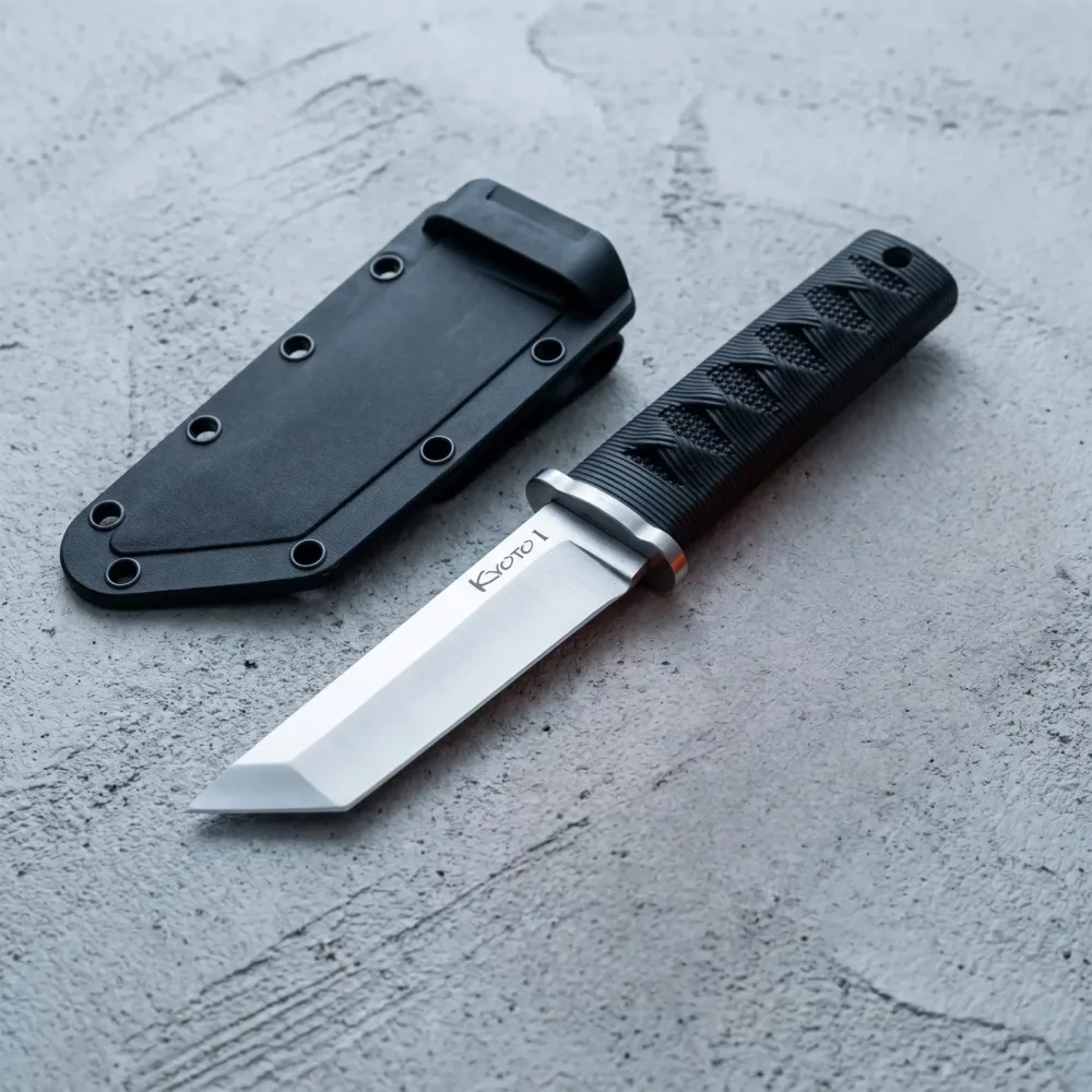 Tragbares Outdoor-Messer mit exquisitem Schutzetui, Camping, Picknick, Kurzstreckenreisen, multifunktionales Werkzeug, klein
