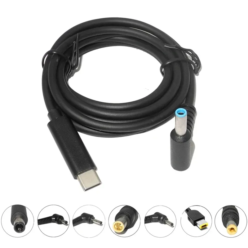 USB-C PD Ladekabel Typ C zu DC Universal-Stromadapter-Konverter für Lenovo Asus Dell HP Acer Samsung LG Laptops