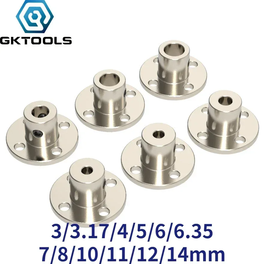 5-15 teile/los Starre Flansch Kupplung 3/3,17/4/5/6/6,35/7/8/10/11/12/14mm Motor Guide Welle Koppler Stecker