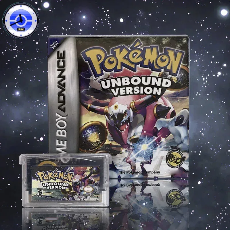 USA ESP Version IC RTC Flash Cart Pokemon Unbound GBA Spielmodul Videospielkonsolen-Karte ROM Hack Spanisch Englisch Sprachversion
