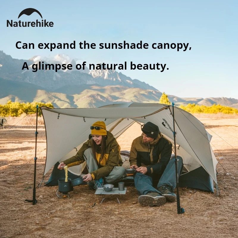 Naturehike Mongar UL Campingzelt für 1?2 Personen, 15D-Nylon, 3-Jahreszeiten-Zelt, ultraleicht, tragbar, wasserdicht, Reisezelt