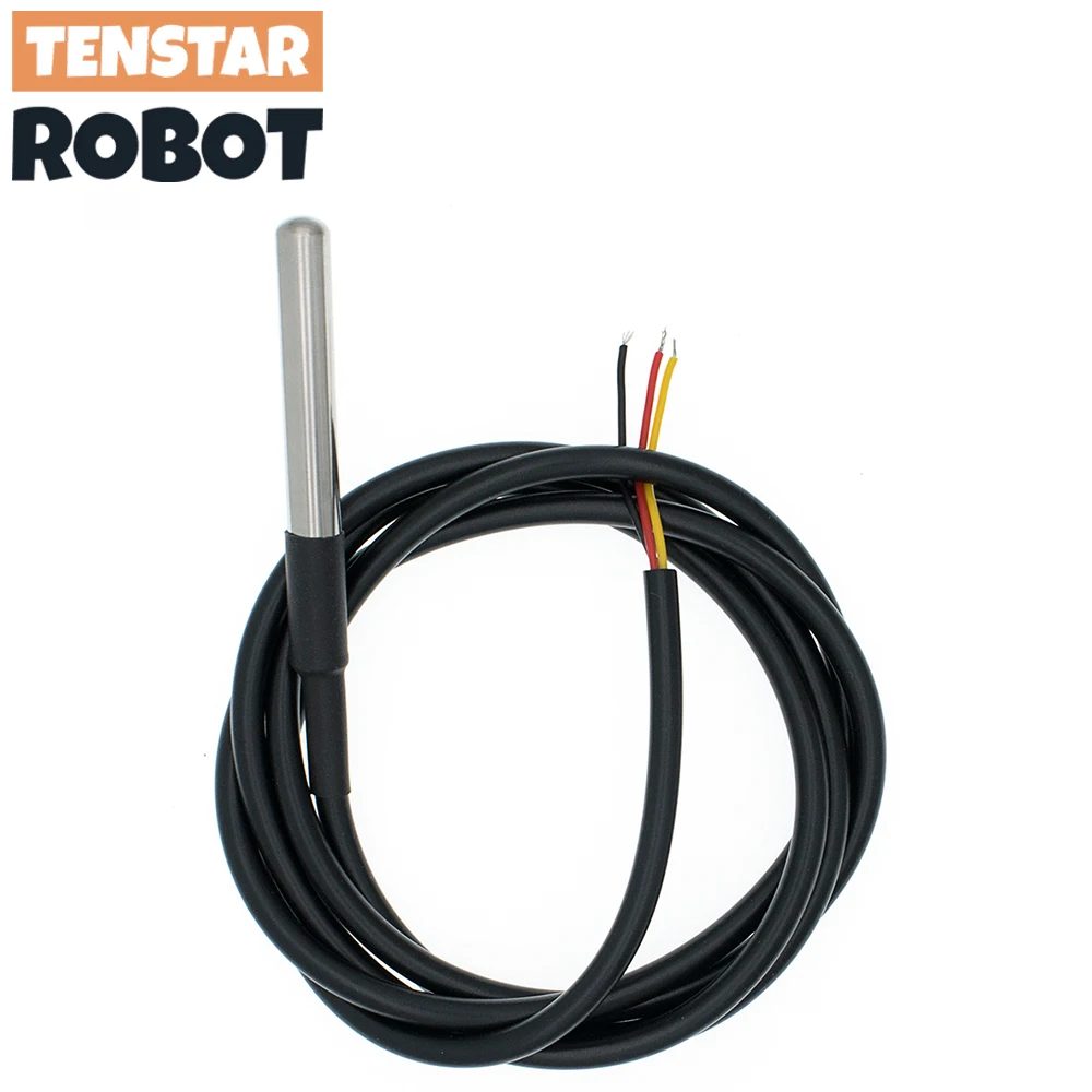 DS18B20 Edelstahlpaket 1 Meter/3 Meter wasserdichter 18b20 Kabelsonde Temperatursensor