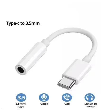 USB Typ C auf 3,5 Klinke Kopfhörer Adapter USB-C 3,5 mm Audiokabel Konverter für IPhone 15 15 Pro MAX Samsung Galaxy Huawei Xiaomi