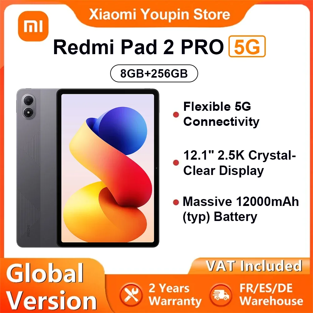 Globale Version Xiaomi Redmi Pad 2 Pro 5G 12,1 