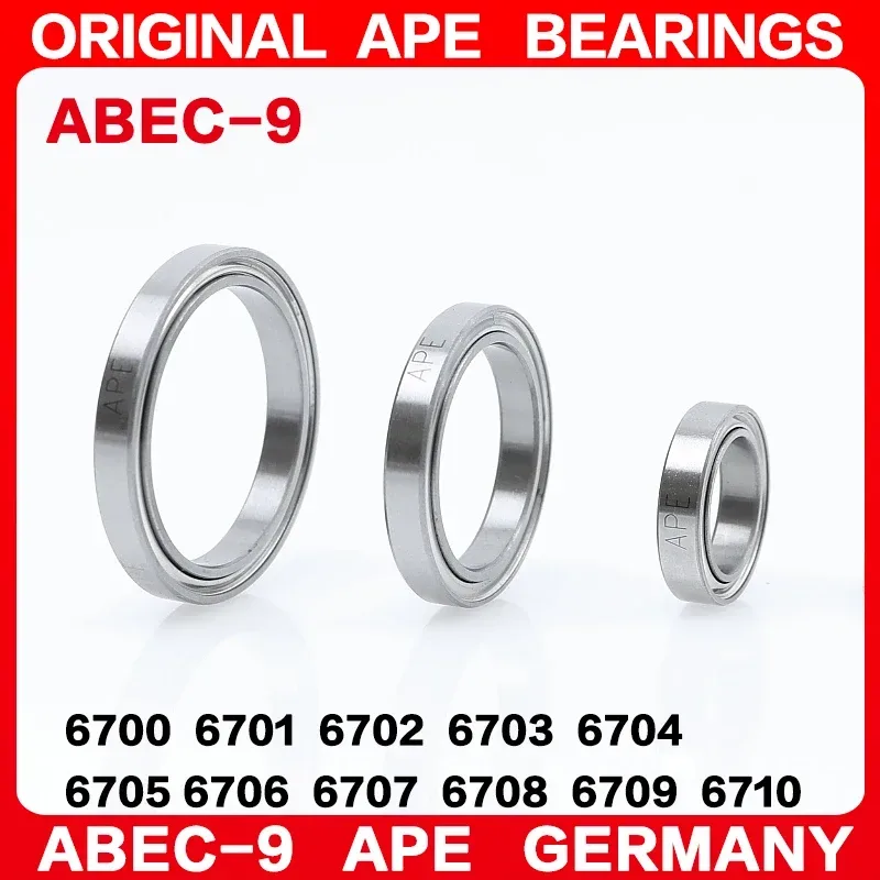 2?10 Stück ABEC-9 Lager 6700 6701 6702 6703 6704 6705 6706 6707 6708 6709 6710 Z ZZ RS 2RS Lager
