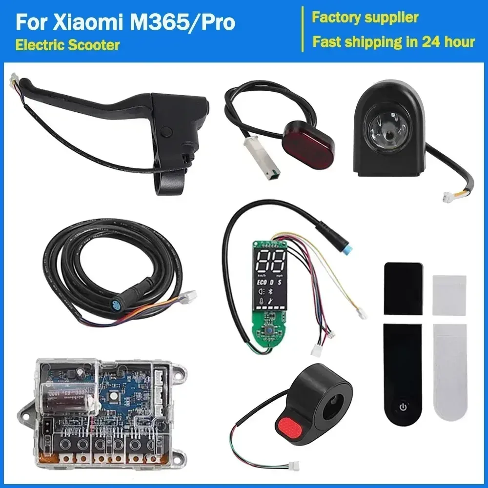 Motherboard Controller BT Geschwindigkeitsanzeige mit Bremshebel Gas vorne und hinten Lichter Set für Xiaomi M365/Pro Elektroroller