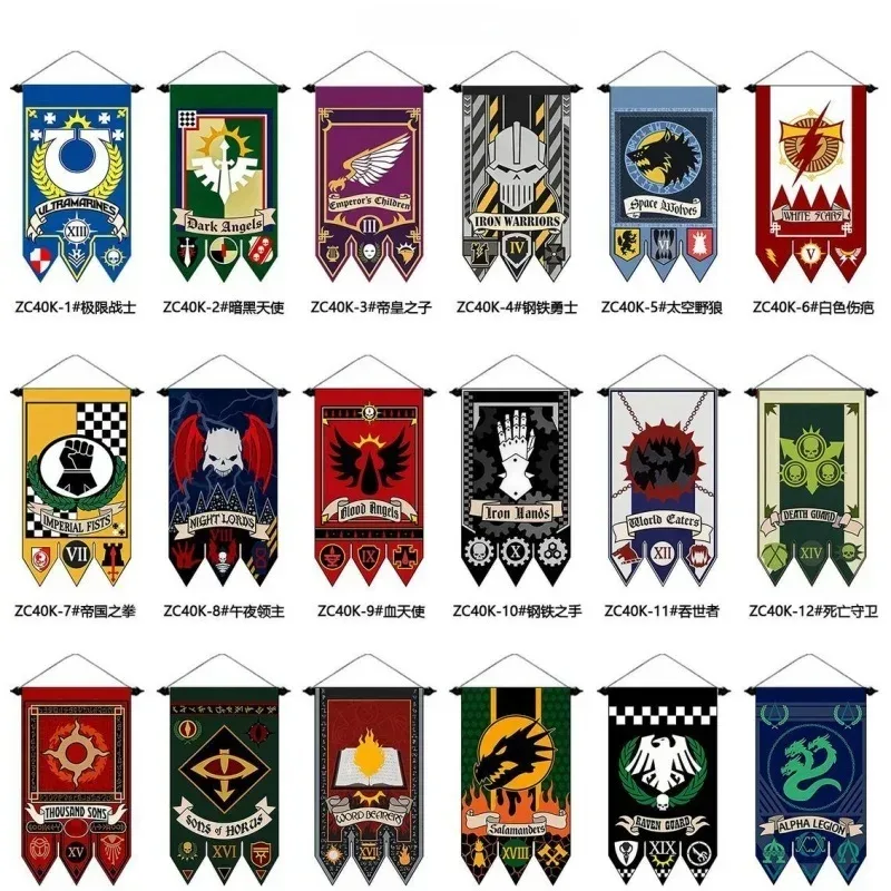 Neues, heiß begehrtes Warhammer 40k Peripheral Legion Wandbanner für Bar, Jungenzimmer, Wanddekoration, perfektes Geschenk für begeisterte Fans.