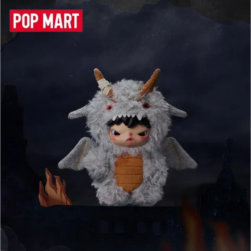 POP MART Hirono Mist Walker Serie Plüschpuppen-Anhänger Original Blind Box Überraschungsbox Spielzeug Niedliche Anime-Figur