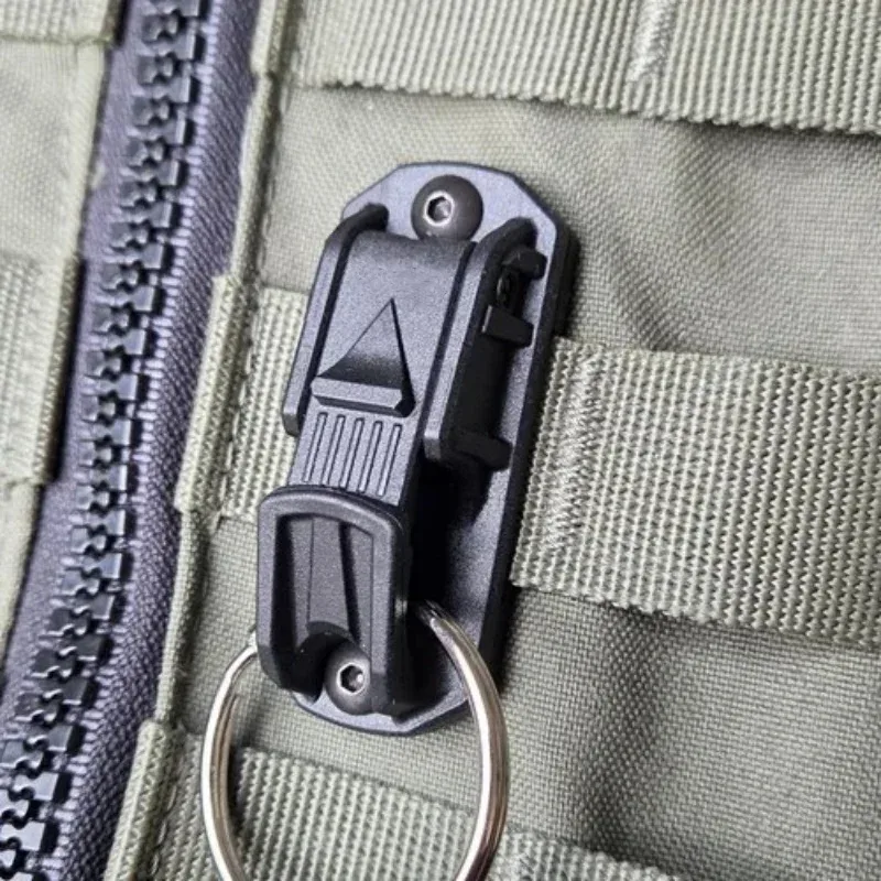 Multifunktionaler Rucksack-Gürtelclip, robuster Halterhaken, Schlüsselclip für Gürtel, für Rettung, Überleben, Outdoor, Camping, Wandern