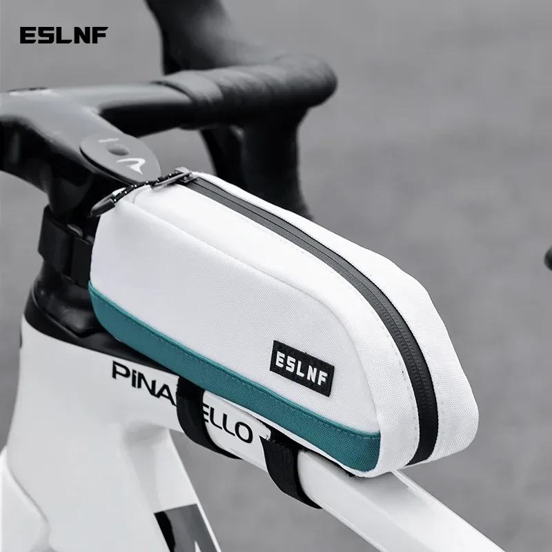 ESLNF Fahrrad-Oberrohrtasche, tragbar, Radfahren, Vorderrahmen, Dreieckstasche, leichte Fahrradtasche, MTB, Rennrad, Zubehör