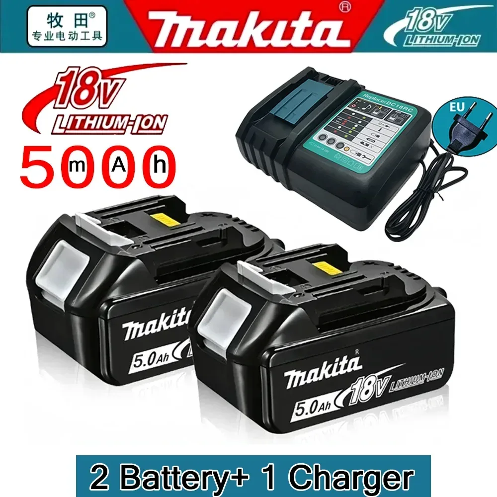 Makita 18V, 5Ah, BL1850B, Lithium-Ionen-Akku, originaler Makita 18V Akku BL1850 BL1860B BL1860 BL1840B