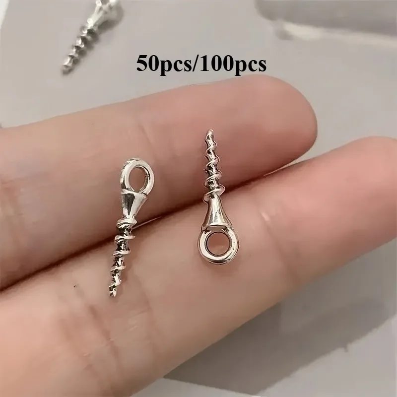 100 Mini-DIY-Metallschrauben, geeignet für Wände, Holz, Anhängerwerkzeuge, Zubehör, Heimtextilien
