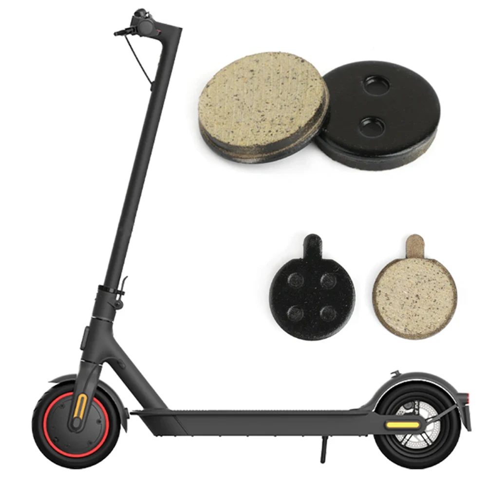 Bremsbeläge für Xiaomi M365/1S/Pro 2/Mi Scooter ? Halbmetallisch, 2-teiliges Ersatzset, bessere Bremskraft