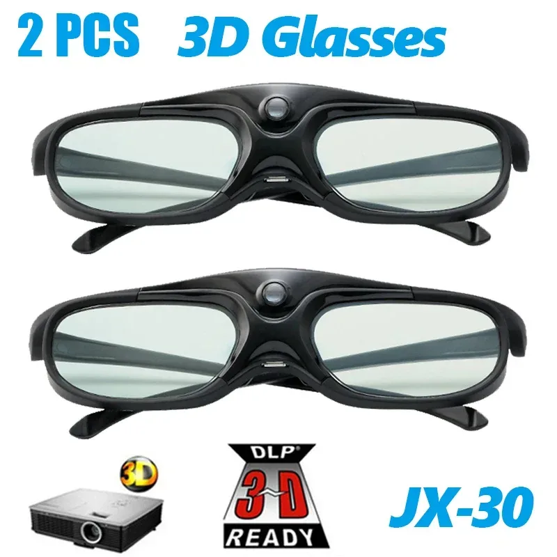 2PCS 3D Gläser Aktive Shutter 96-144HZ für BenQ Acer X118H P1502 X1123H H6517ABD H65108D Optoma JmGo V8 XGIMI Projektor