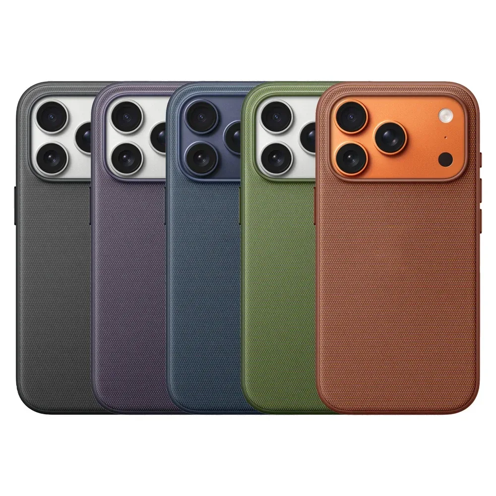 Hochwertige Original-Technologie Gewebte Hülle für iPhone 12 13 14 15 16 17 18 Pro Max Offiziell für MagSafe Magnetische Schutzhülle