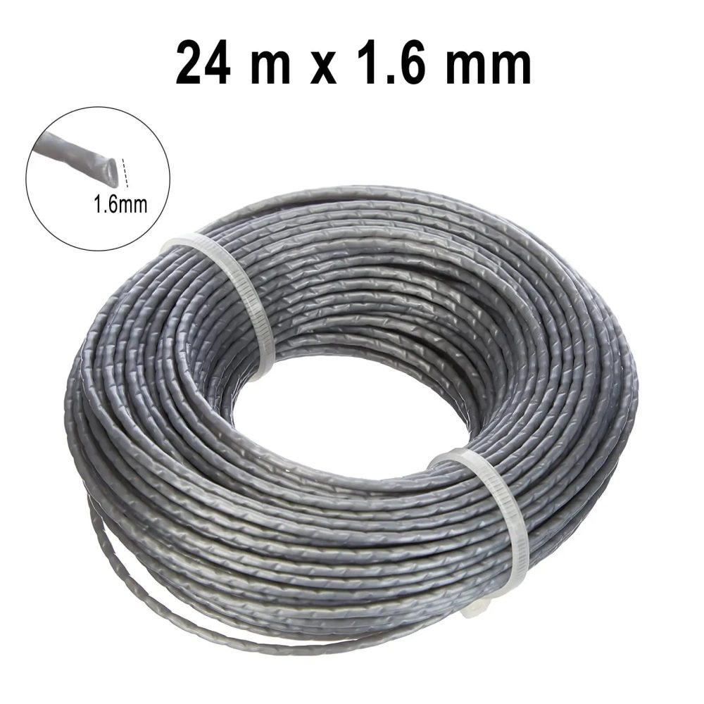 Für Bosch F 016800462   Ersatz 24 m x 1,6 mm elektrischer Rasenmäher-Trimmerfaden, Spulengewinde für ART 24?36 Gartenwerkzeugteile
