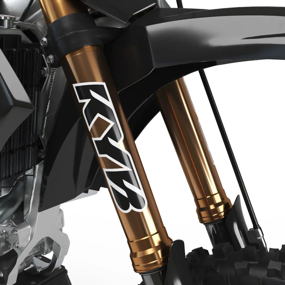 Motorrad-Vordergabel-Aufkleber Motocross Wasserdichte Gabel-Aufkleber für Showa KYB WP Stoßdämpfer Coole Vinyl Langlebige Federungsaufkleber