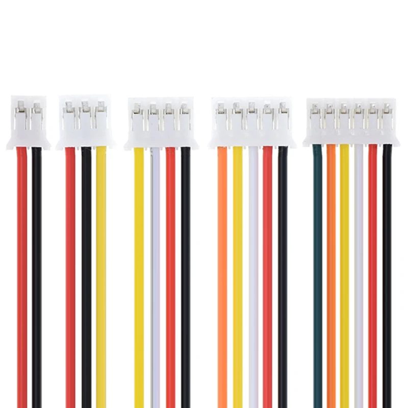 10PCS JST PH2.0 PH 2,0mm Draht Kabel Stecker 2/3/4/5/6/7/8/9/10/12 Pin 2,0 MM Pitch Stecker 10CM/20cm/30CM Draht Länge 26AWG