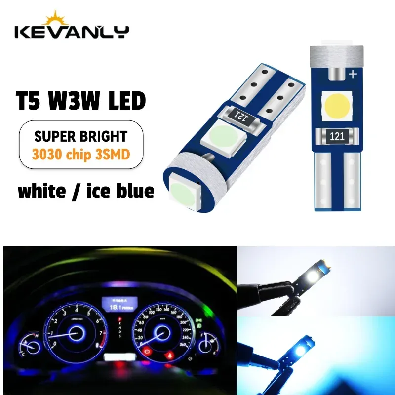 10 Stücke T5 Led-lampe Canbus W3W 74 286 W 1,2 W Super Helle Auto Innenbeleuchtung Auto Dashboard Lampe Warnanzeige Instrument 12 V