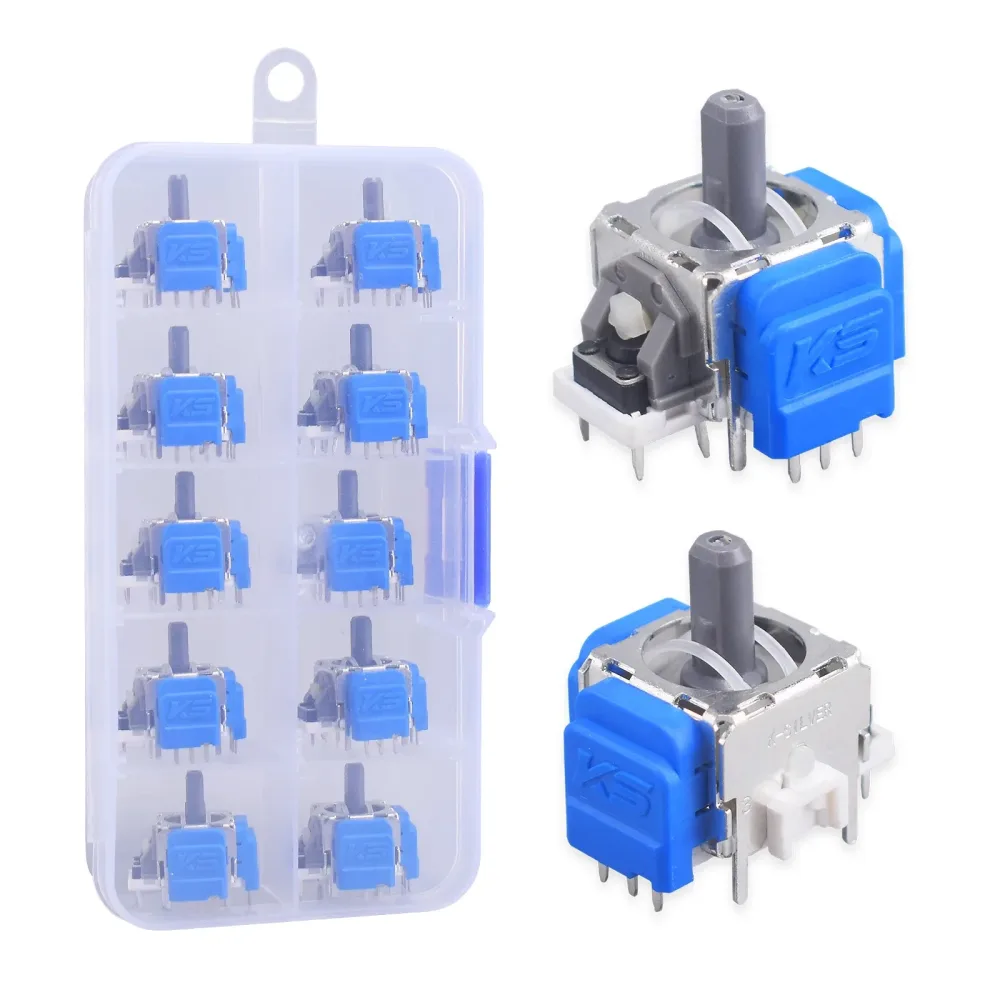 10 Stück Tmr elektromagnetischer Joystick Ersatz für Ps5 Gamepad 3D Analog Stick Sensor Modul für Ps4 Xbox One & Elite Controller