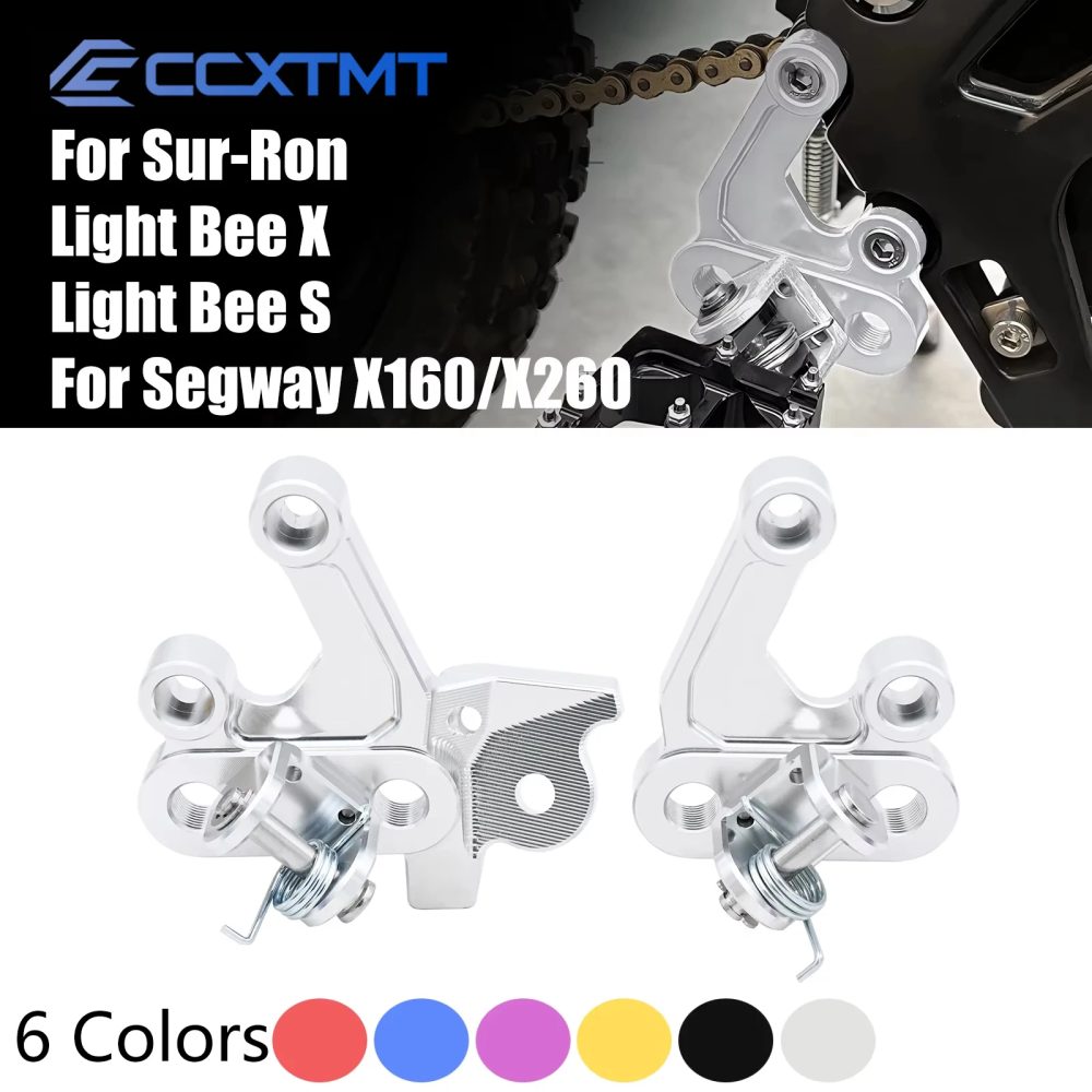 Elektrische Motocross CNC Fußrasten Befestigungs Halterung Ruht Pedal Halterung Unterstützung Halterung Für Surron Light Bee X S Für Segway X160 X260