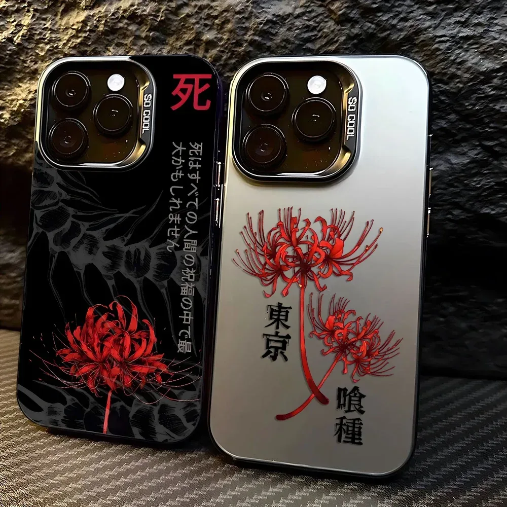 Neue Coole T-Tokyo Ghoul Anime Handyhülle für iPhone 17 16e 16 15 14 13 12 11 mini Pro Max X XR XSMAX 8 7 Air Plus Sturzsicher Matt