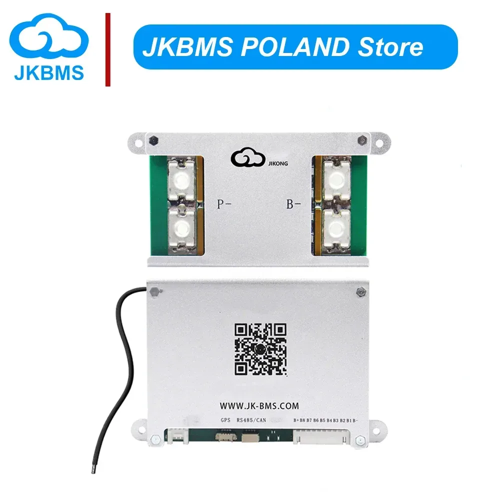 JKBMS B2A8S20P-V19 Smart BMS 4S-8S BT RS485 Heat CAN 12V-36V 2A für Li-Ionen Lifepo4 Lto Batterie JIKONG BMS 200A Aktiver Ausgleich
