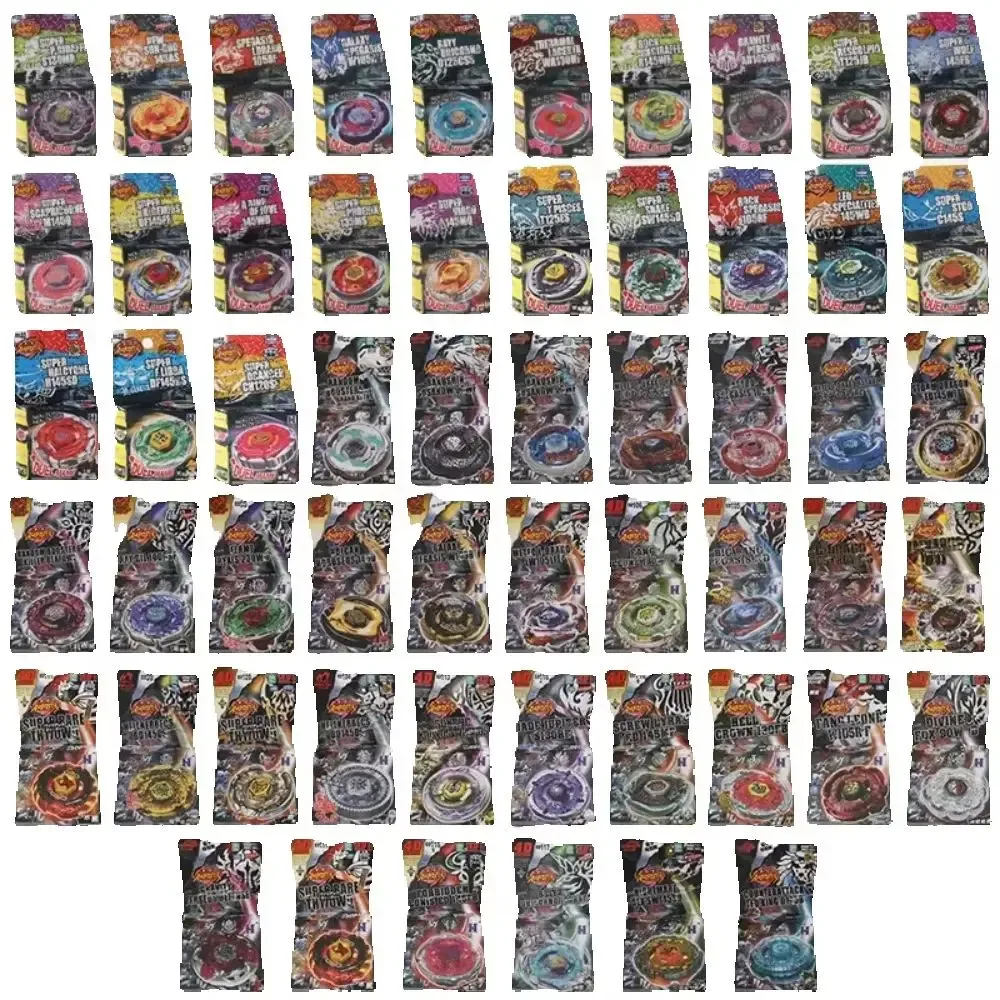 Takara Tomy BB28 bis BB114 Styles 4D Metal Fusion Spinning Top Kampfspiel Geschenkspielzeug (zufällige Teile)