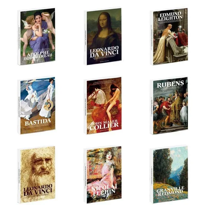 30 Blatt/Set Berühmte Künstler Serie Poster Postkarten Kunst Grußkarte Ölgemälde Wunschkarte für DIY Geschenk Dekoration Botschaft