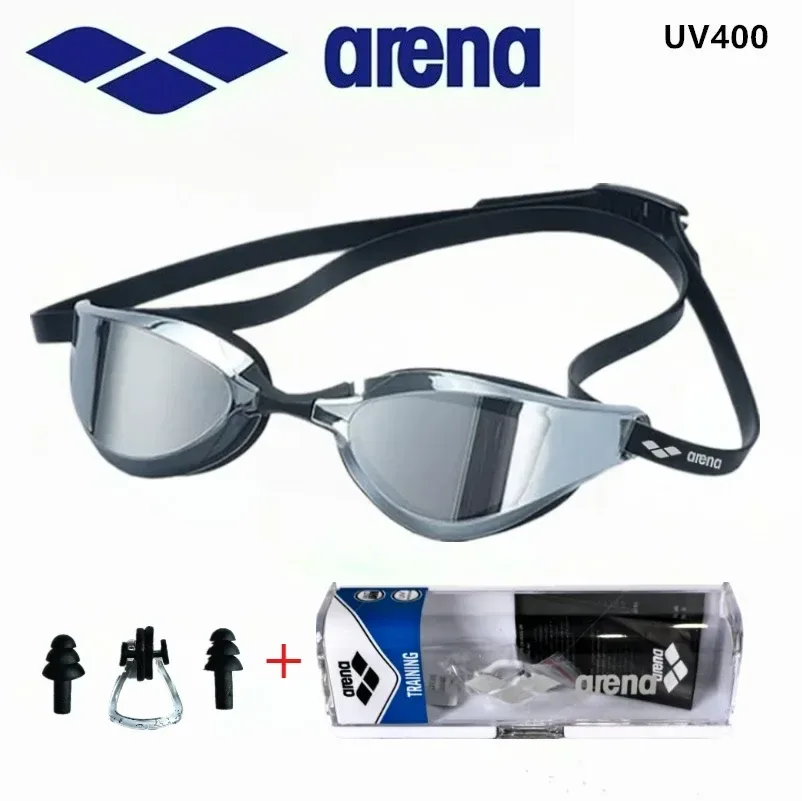 ARENA Professionelle Renn-Schwimmbrille Hochauflösend Wasserdicht und Beschlagfrei UV400 Wettkampf-Trainings-Schwimmbrille