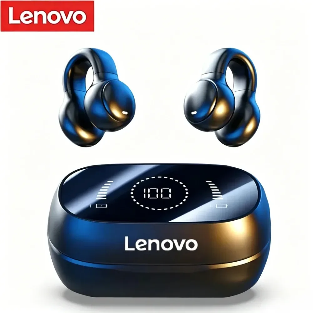 Lenove Original M47 Kabellose Ohrhörer Bluetooth 5.3 Headset Aufladbare Ohrhörer Knochenleitungs-Kopfhörer für Sport 2026 NEU