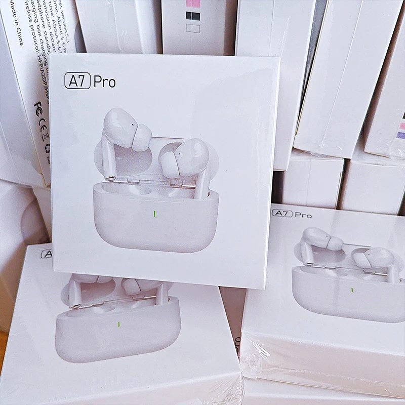 2026 A7 Pro Kabellose Bluetooth-Kopfhörer TWS Headset HiFi-Ohrhörer Geräuschunterdrückung Wasserdichte Kopfhörer für IPHONE Android