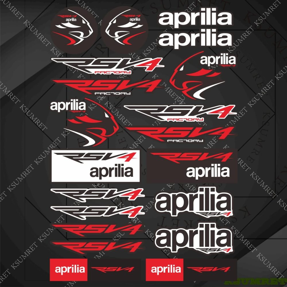 Für Aprilia Rsv4 Aufkleber Motorrad-Sticker Dekor Moto Tank Logo Kit