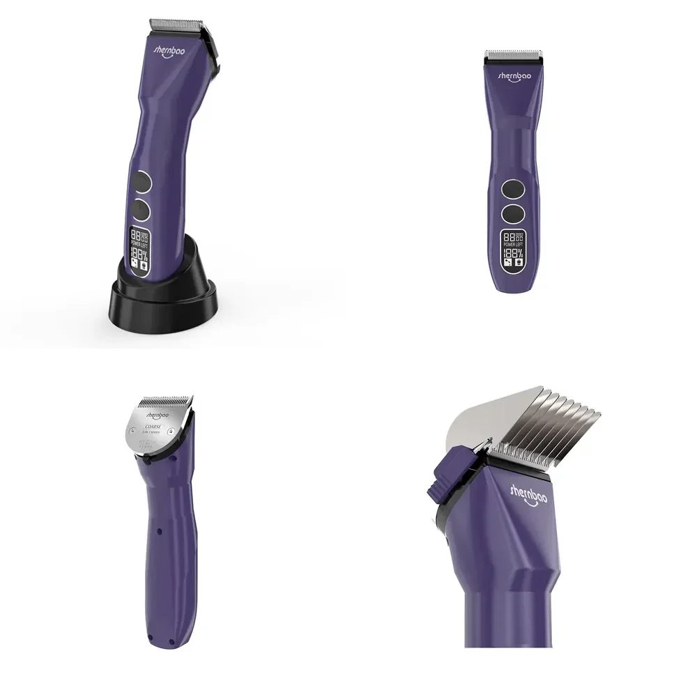 Shernbao PGC-680 5-in-1 Großhandel Hundeschermaschine Tierhaarschneider Kabellose Hundepflege-Schermaschine