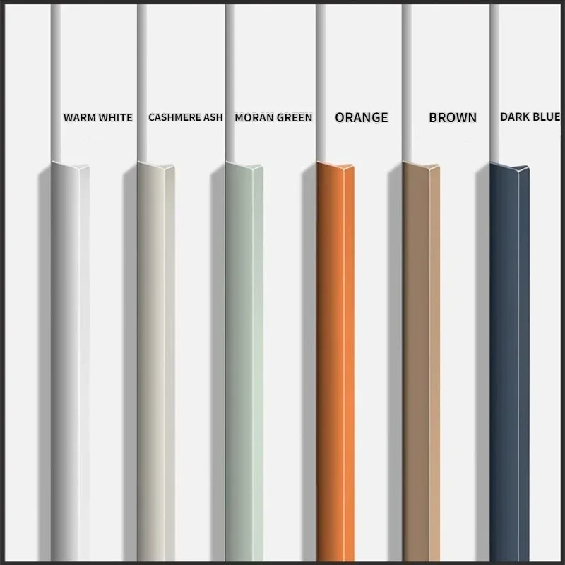600?1200 mm minimalistischer unsichtbarer Griff, moderner minimalistischer Hautgefühl, Morandi-Farbe, Schublade, Kleiderschrank, Türgriff, Kaschmirgrau