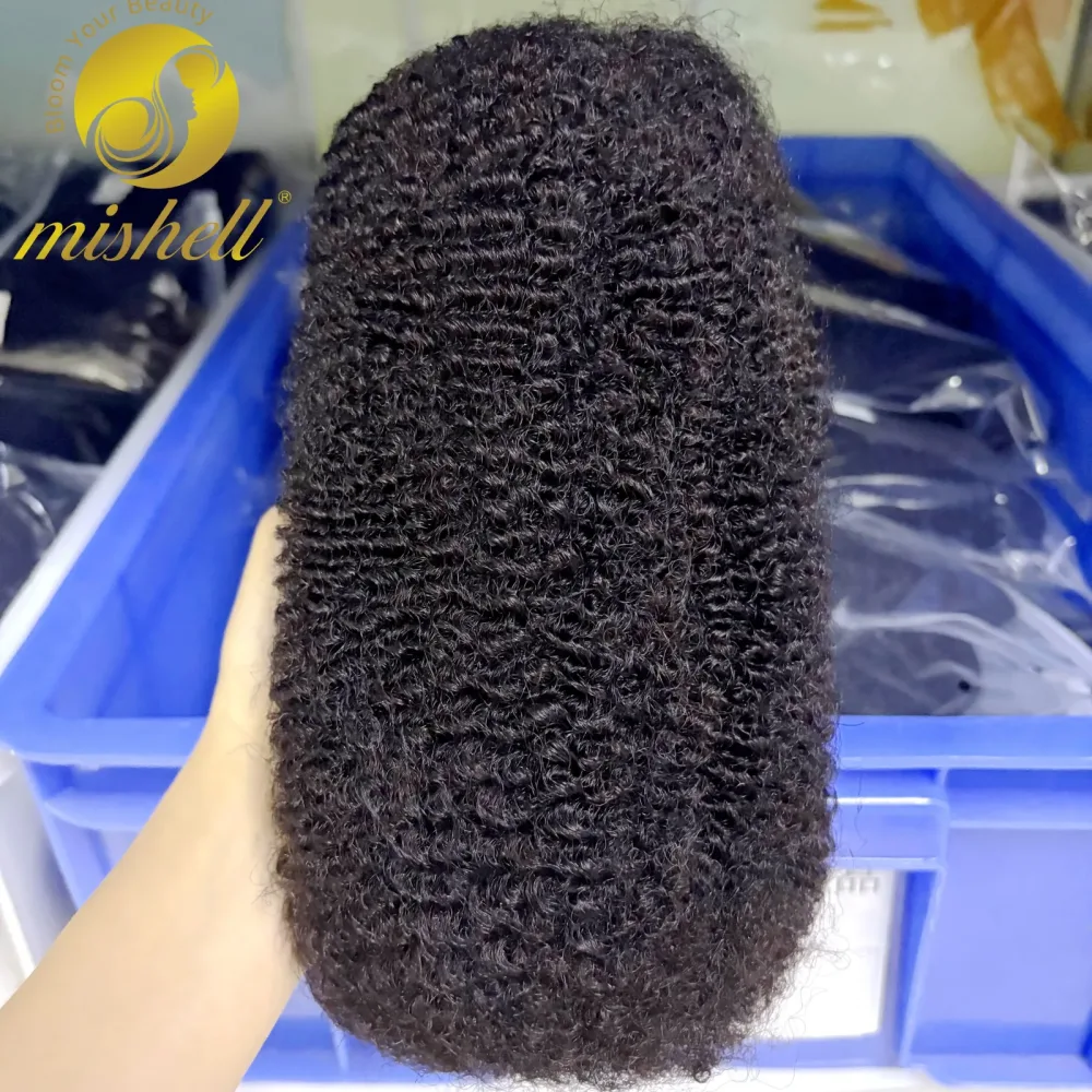 10-16 Zoll Natürliche 4C Afro Kinky Curly Echthaar-Extensions ohne Tressen, Brasilianisches Remy-Haar zum Flechten von Locs
