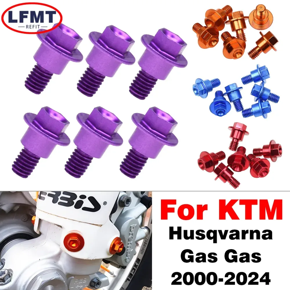 M6*12 Motocross Vordergabelschutzschraube für Husqvarna TC FC TE FE TX FX 701 Enduro TC50/65/85 für KTM EXC SX XC EXCF XCF XCW