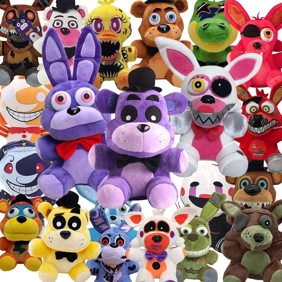 Neues 18CM FNAF Freddy's Plüschtier Gefüllte & Plüschtiere Bär Kaninchen Spiel Fnaf Plüschtiere Geburtstagsspielzeug Geschenk Weihnachten für Kinder