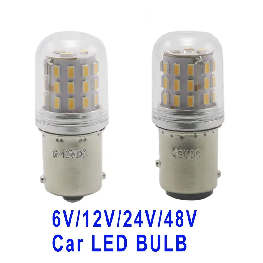 Mcdrlled G18 R10W P21W LED-Lampen Boot Semaphore Auto Signalleuchte Weiß 6V 12V 24V 48V